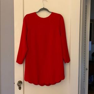 Red long sleeve Aqua dress